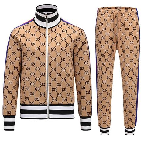 gucci tracksuit mens green|cheap gucci tracksuit men.